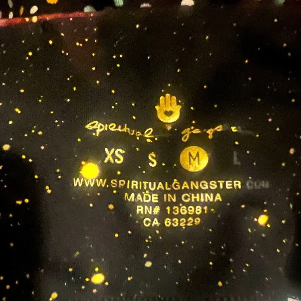 EUC Spiritual Gangster Galaxy Legging medium - Picture 5 of 5